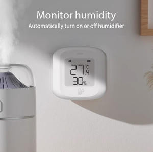 Capteur intelligent de température et d'humidité Zigbee, détecteur numérique avec surveillance à distance WiFi pour la domotique - Product Image 4