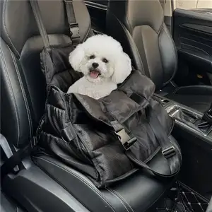 ペット3in1小型ペットキャリーバッグ多機能防水犬カーシートベッドキャリアトラベルペットトートバッグ小型中型犬用