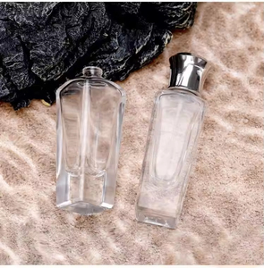 Luxury 50ml Flat Empty Glass Perfume <b>Bottle</b> High Quality Vintage Glass Atomizer <b>Pump</b> Sprayer Dropper Quality Lid Diffuser - Product Image 5