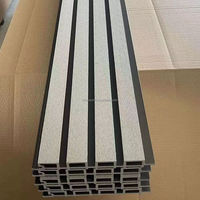 Panneaux muraux WPC co-extrudés pour extérieur, imperméables, résistants au soleil et à la décoloration, bardage WPC pour usage domestique, extérieur de villa