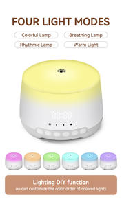 Appareil d'aide au sommeil à bruit blanc avec contrôle par <span class=keywords><strong>smartphone</strong></span>, 30 sons naturels, éclairage personnalisable et connectivité Bluetooth - Product Image 3