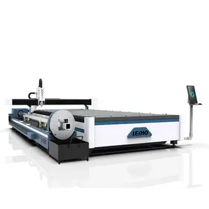 6000w fiber laser metal sheet pipe cutting machine SS CS fiber laser cutting machine with rotary axis