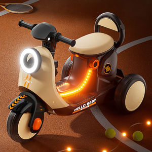 Детский Электрический мотоцикл на заказ, детский трехколесный велосипед с музыкальным освещением, дистанционное управление, детский автомобиль - Product Image 3