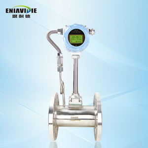 LUGB OEM 蒸気 空気 酸素 窒素 ガス バイオガス LPG 熱媒 4-20mA RS485 304ステンレス フランジ ウェハー ボルテックス流量計 - Product Image 2