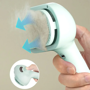 Cepillo Pulverizador para Mascotas, Removedor de Pelo, Cepillo de Limpieza para Gatos, Herramientas de Aseo para Perros, Peine Desenredante con Rociador de Agua y Humidificador - Product Image 2