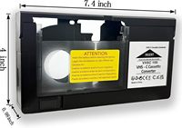 Adaptateur de cassette VHS-C à commande mécanique - Convertisseur de bande plastique à piles, contrôlé par application, pour lecture domestique, compatible VHS standard