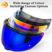 Nueva Lente Inteligente Fotocromática para Casco Integral FF352/802 - Visera con Protección UV y Antiviento, Accesorios para Casco de Motocicleta