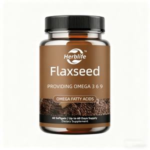 Fabricante OEM/ODM, Fórmula Personalizada de Aceite de Linaza en Cápsulas Blandas, Suplemento de Omega 3 6 9, Cápsulas Blandas de Linaza para el Apoyo Cerebral - Product Image 1