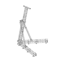 Sistema de armazón de aluminio para altavoces Line Array, torre elevadora de armazón, armazón tipo caja de aluminio