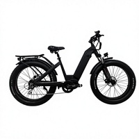 Vélo électrique Bafang à moteur central 2100W, batterie longue portée 48V17.4Ah, pneus larges 26 pouces, freins à disque hydrauliques, écran LCD Bafang, Shimano 8 vitesses, vente en gros