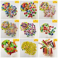 Bonbons Gélifiés Multicolores en Gros d'Usine, Saveur Fruitée Éclatante, Remplis, Formes Amusantes, en Forme de Boule, Boîte de Snacks