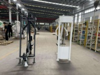 Machine professionnelle à charge de plaques, double fonction, pour exercices Pec Fly et Deltéens arrière, équipement de musculation pour pectoraux et épaules