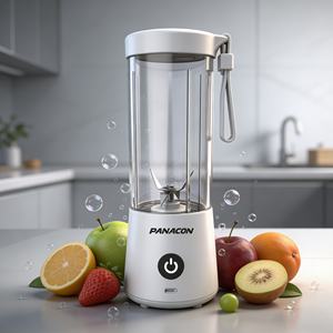 Licuadora Portátil de 400 ml con Modo Turbo, Resistente, Carga USB, 6 Cuchillas, Apta para Alimentos, a Prueba de Fugas, Resistente al Óxido, con Batería - Product Image 4