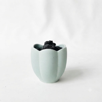 Diffuseur de parfum en pierre poreuse, pierre de lave volcanique naturelle dans un récipient en céramique, diffuseur d'huiles essentielles, purificateur d'air, décoration d'intérieur