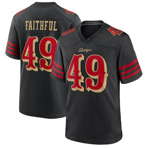 Maglia da Uomo San Francisco 49ers Faithful Nera Edizione Limitata Collezione Rivalries 2026 - Product Image 2