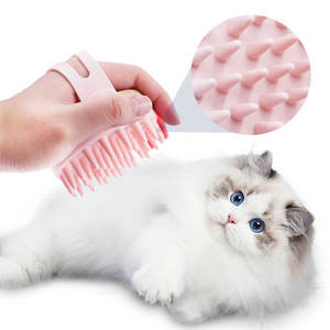 Cepillo de baño para perros, cepillo suave portátil para ducha de mascotas, cepillo de masaje multiusos para el cuidado del cabello para cachorros, productos para mascotas, accesorios para el hogar - Product Image 4