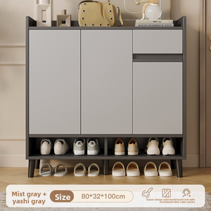 Armoire à chaussures du sol au plafond pour l'entrée de la maison. Nouveau style porte d'entrée placard pour <span class=keywords><strong>hall</strong></span> d'entrée et salon. - Product Image 4