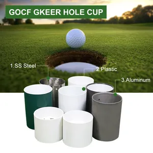 Bandera verde de golf personalizada con poste y Copa de agujero, banderas de golf para práctica de patio, copa de agujero con bandera