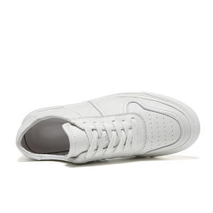 Zapatos Blancos de Cuero Genuino de Vaca, Zapatillas de Estilo Casual para Hombre, Calzado Personalizado OEM - Product Image 3