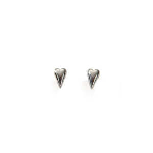 Pendientes de moda con forma de corazón, de acero inoxidable 316L con baño de oro PVD, para mujer. - Product Image 1