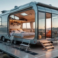 Mini maisons modulaires de luxe en conteneur petites villas préfabriquées bon marché à vendre en acier et panneau sandwich