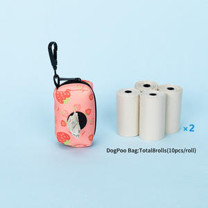 Dispensador de bolsas para caca de perro con accesorio de correa Suministros de entrenamiento para mascotas Dispensadores de bolsas de basura para una fácil limpieza - Product Image 3