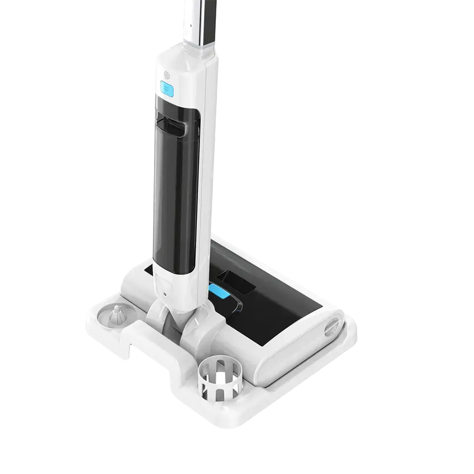 Aspiradora de suelos inteligente, recargable, de mano, en seco y húmedo, potente, inalámbrica