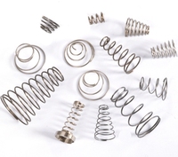 Ressorts de compression coniques sur mesure pour espaces confinés, en acier inoxydable galvanisé/nickelé, pour quincaillerie automobile
