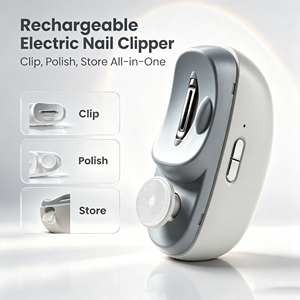 Coupe-ongles électrique multifonction portable avec <span class=keywords><strong>lime</strong></span> à polir en verre nano <span class=keywords><strong>pour</strong></span> les soins de beauté à domicile - Product Image 1