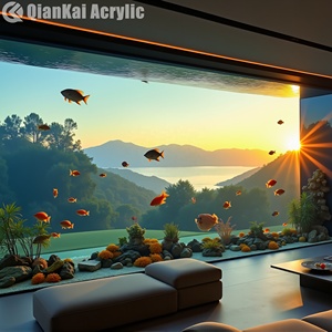 Modern Luxe QIANKAI 200-<span class=keywords><strong>Gallon</strong></span> Grote Hoekvisbak <span class=keywords><strong>Aquarium</strong></span> 93% Lichtdoorlatend <span class=keywords><strong>10</strong></span> Jaar Garantie Binnen/Buiten Gebruik - Product Image 3