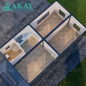 Appartement moderne à double couche <span class=keywords><strong>Garage</strong></span> extérieur + résidence Maisons élégantes préfabriquées Maison modulaire préfabriquée Maison en conteneur - Product Image 4