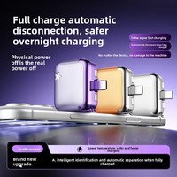 Pengisi Daya Laptop USB Dinding Pintar 140W QC3.0 Port Tipe-C Bahan Tahan Api PC Terlaris Internasional AI