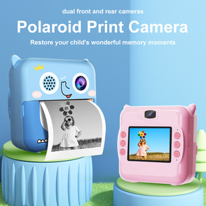 กล้องถ่ายรูปสำเร็จรูป O'Rose Kids รุ่น G202 สีฟ้า พร้อมเครื่องพิมพ์ภาพ ของเล่นสำหรับเด็ก - Product Image 2