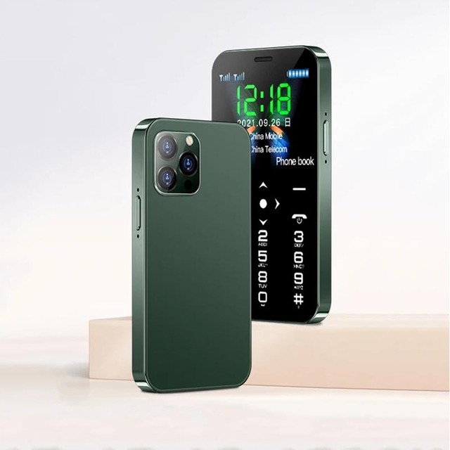 Dual SIM Cards Mini Smart Cell Phone 1.77 Nch 4G GSM 900mAh Ultra Long Standby Unlocked Cell Phone With Camera FM Flashlight