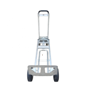 Zware 3-In-1 Opvouwbare <span class=keywords><strong>Aluminium</strong></span> Platform Truck Vierwielige Handtrolley Kar 300Kg Laadvermogen Handwagen - Product Image 3