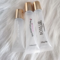 Tubes de brillant à lèvres en plastique personnalisables en gros, couleur sur mesure, estampage à chaud, capacité 10/12/15/20 ml, emballage cosmétique pour rouge à lèvres (MOQ)