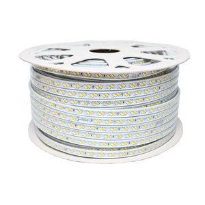 220V SMD 5730 <span class=keywords><strong>LED</strong></span> bande lumineuse 72 120 <span class=keywords><strong>LED</strong></span> extérieur étanche IP67 PVC corps trois couleurs éclairage <span class=keywords><strong>Led</strong></span> bande avec télécommande IR - Product Image 1