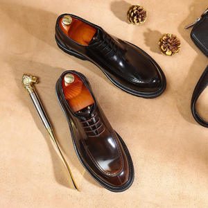 Nouvelles Bottes d'Hiver Montantes Classiques Polyvalentes Décontractées pour Hommes, Imperméables en Cuir Véritable, Rehaussantes, pour le Travail en Extérieur et le Sport - Product Image 3