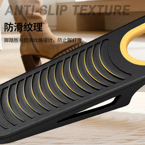 Removedor de suciedad para zapatos con textura antideslizante para zapatillas de cuero y botas, herramienta práctica para el cuidado del calzado. - Product Image 1