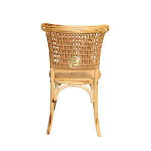 Chaise de salle à manger à dossier haut en <span class=keywords><strong>bois</strong></span> de canne, en rotin tressé, en chêne massif, style scandinave, pour la maison, le bureau, la salle de sport, les mariages, les événements, vintage - Product Image 5