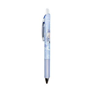 Stylo gel personnalisable, noyau noir, coque en plastique, impression par transfert thermique, bouton poussoir, stylo promotionnel, cadeau d'affaires - Product Image 2