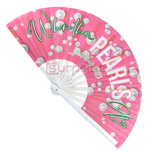 2025 bán buôn tùy chỉnh in logo tre gấp người hâm mộ lớn lớn Kinh doanh Quà tặng phổ biến tùy chỉnh Crafted Clack người hâm mộ - Product Image 6