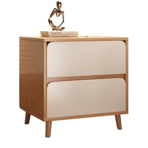 Wooden bedside table, simple bedroom bedside storage <b>cabinet</b>, easy home use bedside shelf, <b>small</b> apartment storage <b>cabinet</b> - Product Image 1