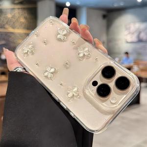 เคสเรซิ่นอีพ็อกซี่ลายผีเสื้อหลากสีสไตล์ INS สำหรับ iPhone 17 Pro Max ป้องกันเต็มรูปแบบ สำหรับ iPhone 16 Pro/15/13 เคสกันกระแทก - Product Image 6