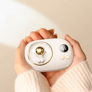 Novedades 2026: Set de Regalo Portátil con Calentador de Manos USB Recargable, Diseño de Astronauta, Mini Banco de Energía de Silicona - Product Image 3