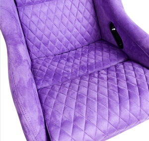 JBR1022BP новейшие стеклопластиковые фиолетовые блестящие задние фиолетовые замшевые ковшеобразные сиденья Автомобильные гоночные сиденья могут быть сделаны из углеродного волокна сиденья - Product Image 2