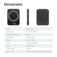 TRANSTEK Meilleur Logo Personnalisé Fitness Régime Bluetooth Smart Balance Numérique 5 kg Portable Eletronic Cuisine Balance De Poids Des Aliments