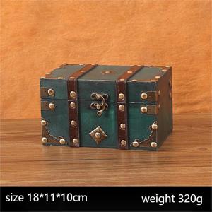 Coffre au trésor en <span class=keywords><strong>bois</strong></span> carré vintage <span class=keywords><strong>pour</strong></span> le rangement des bijoux WBH01 élégant Pirate maison boîte-cadeau gravé Design <span class=keywords><strong>pour</strong></span> la décoration de la maison - Product Image 5