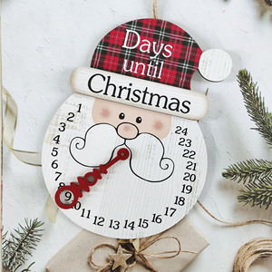 Décorations de Noël en bois sculpté durable Chiding HH-058 en forme de renne, à suspendre, pour bricolage d'arbres de Noël, fourniture directe usine - Product Image 3