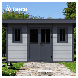 Productos de Almacenamiento para Exteriores 2026, Cobertizo de Jardín de <span class=keywords><strong>Madera</strong></span> y Plástico Resistente a la Intemperie, Cobertizo de Jardín WPC para Exteriores - Product Image 6